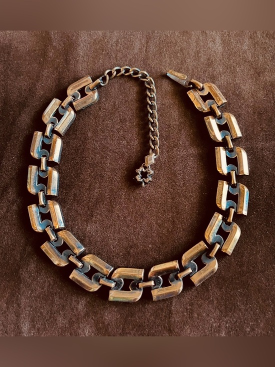 Jewelry - COPPER LOOK METAL PANTHER LINK CHOKER  12”